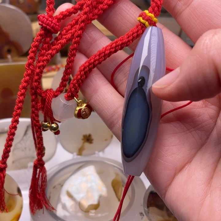 玛瑙/玉髓未镶嵌吊坠(不含链)