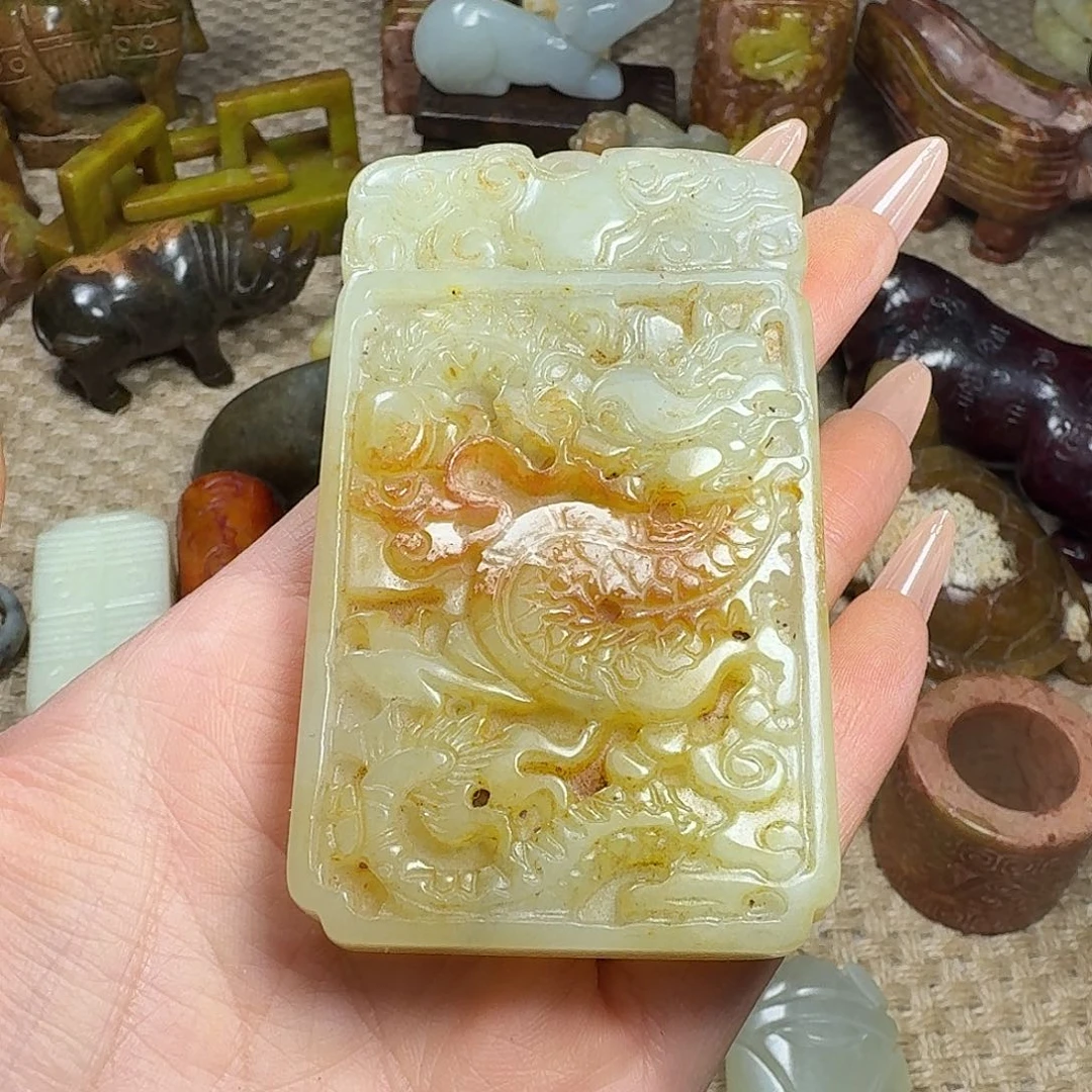 白玉菩提吊坠挂件