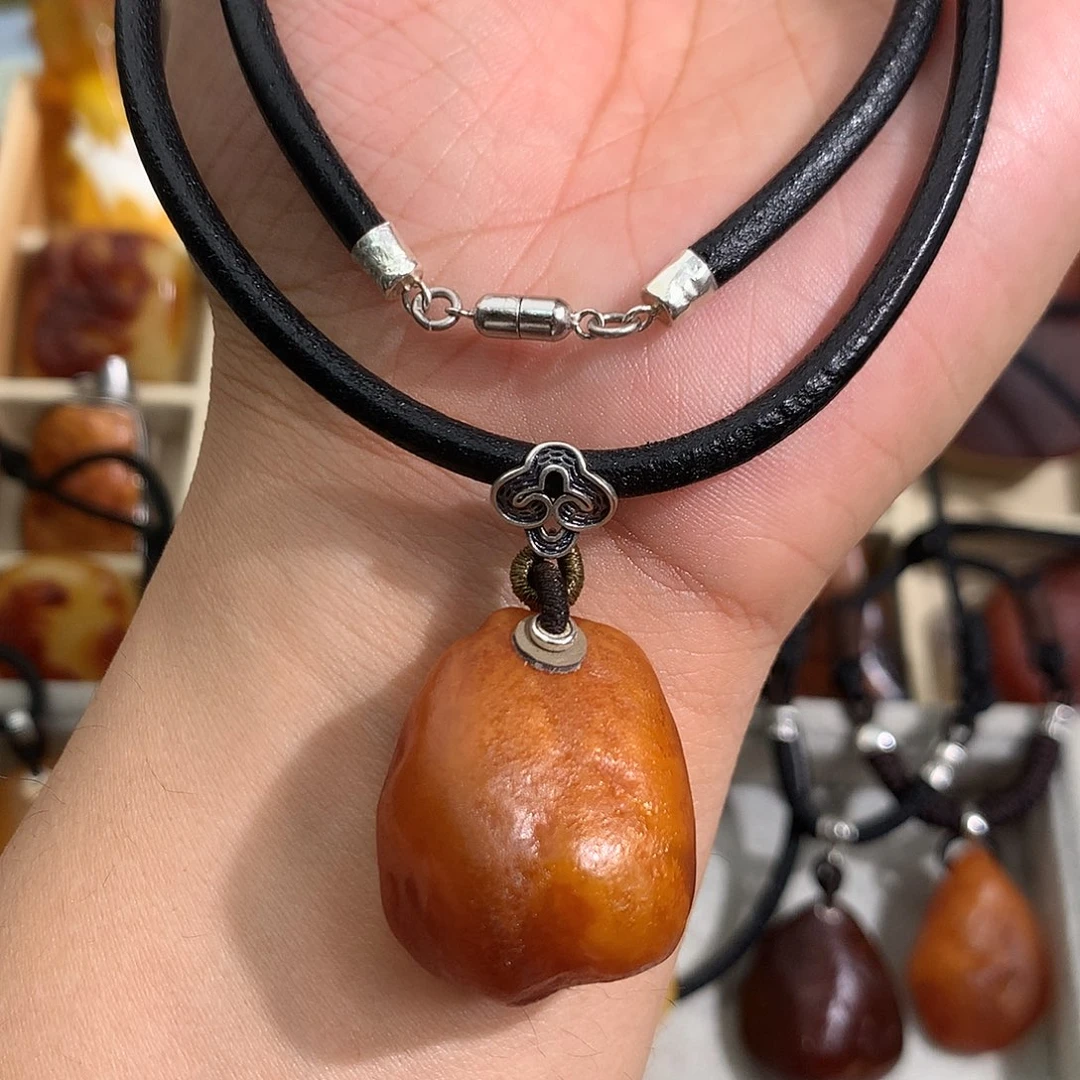 蜜蜡裸石未镶嵌你