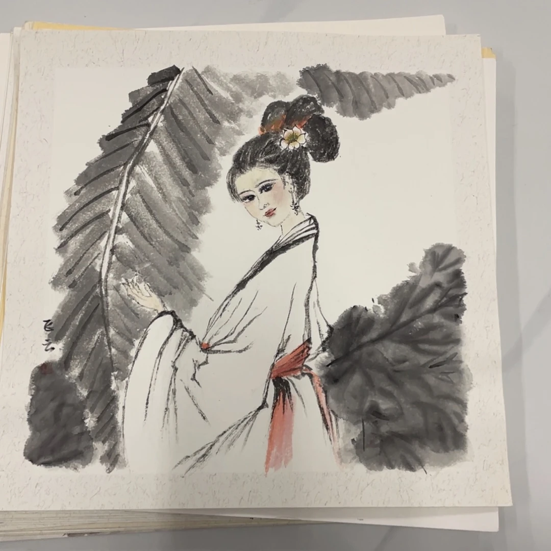 国画胡小春老师绘画
