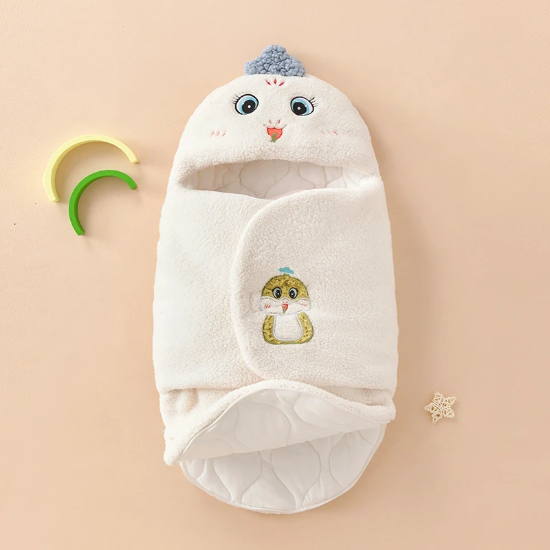 婴儿包被秋冬加厚睡袋新生儿睡袋宝宝冬季抱被防惊跳襁褓产房被