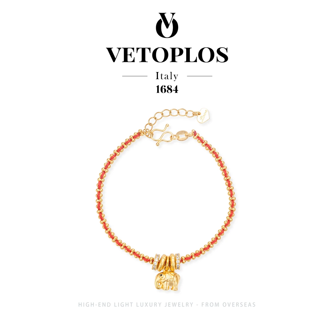 【吉象招财】vetoplos秋冬款国风编织手链F5072