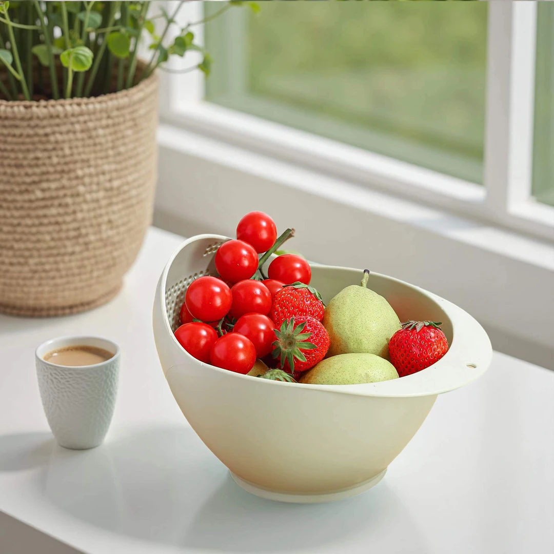 家用淘米篮洗米筛高颜值淘米洗米家用厨房淘米器细孔漏米简约