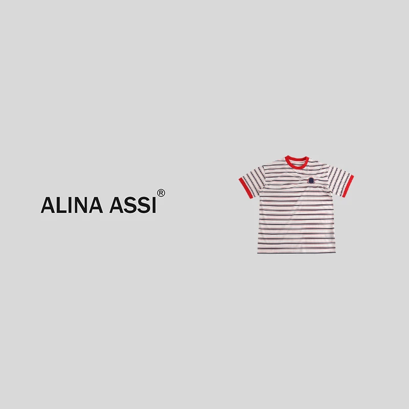 【嘉嘉】2025春夏新款百搭简约显瘦女短袖上衣YMO798