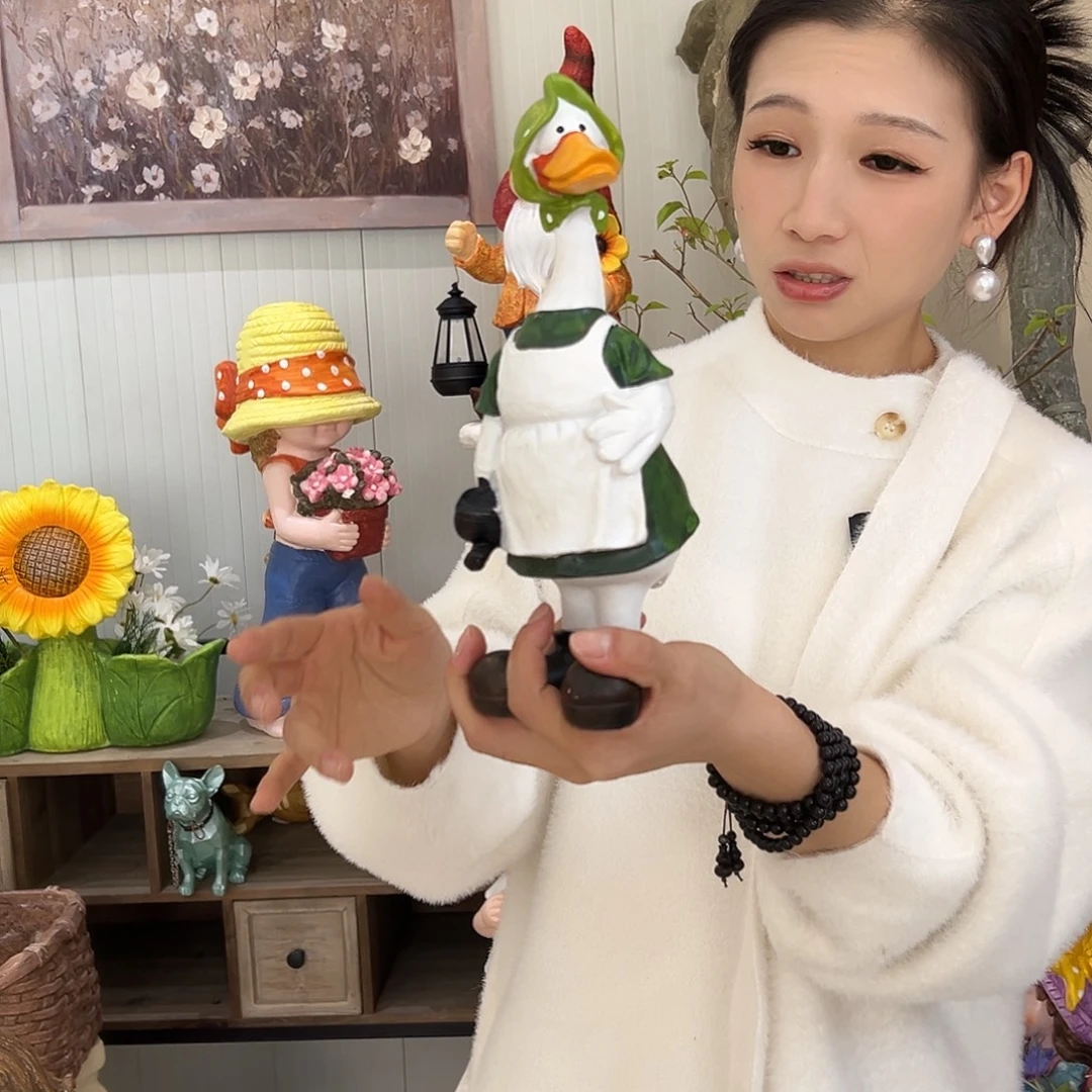 花园摆件红红火火