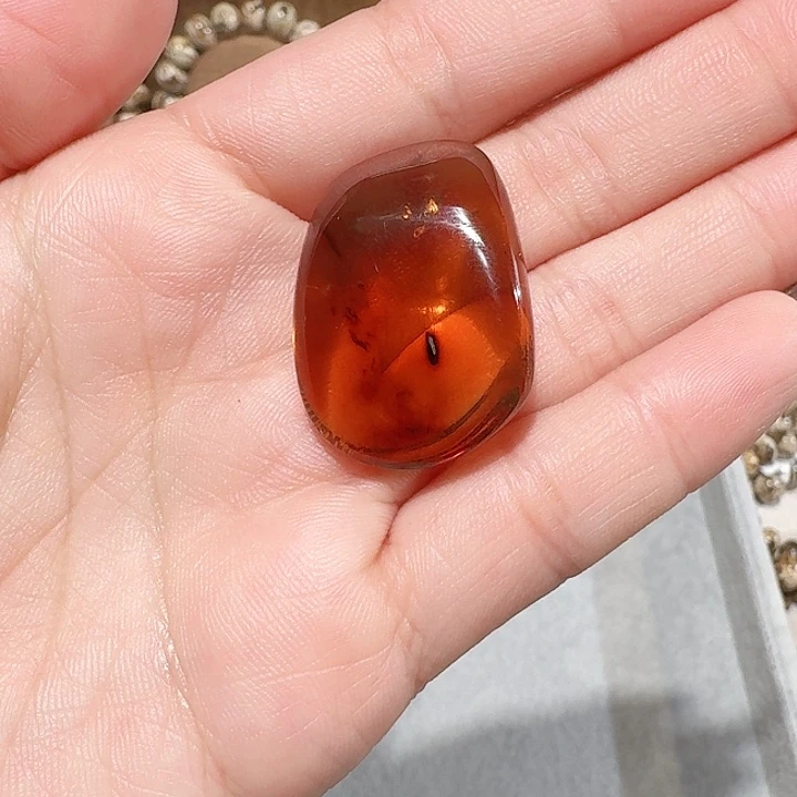 轩***宝琥珀未镶嵌手串抚顺琥珀 随形