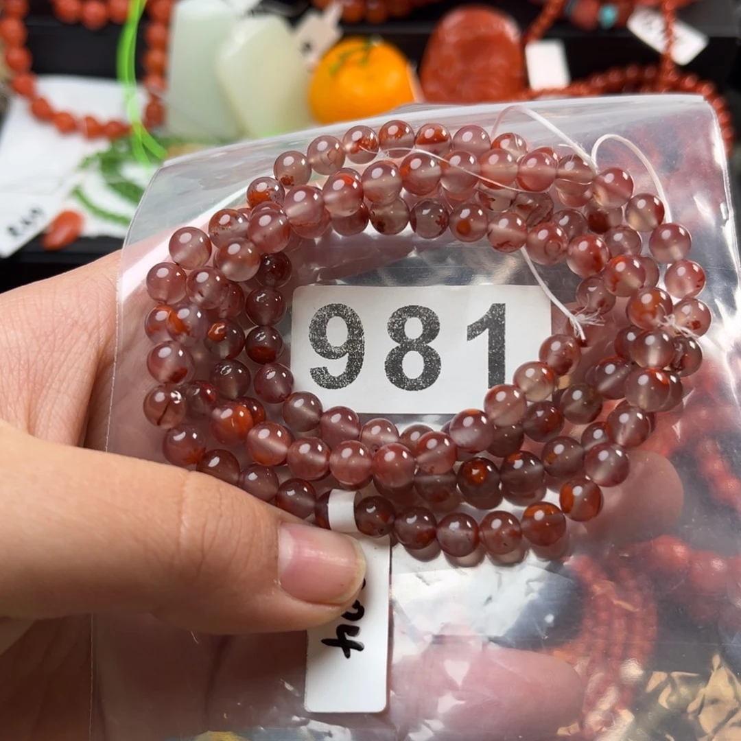 南红玛瑙未镶嵌珠宝奇石6*o