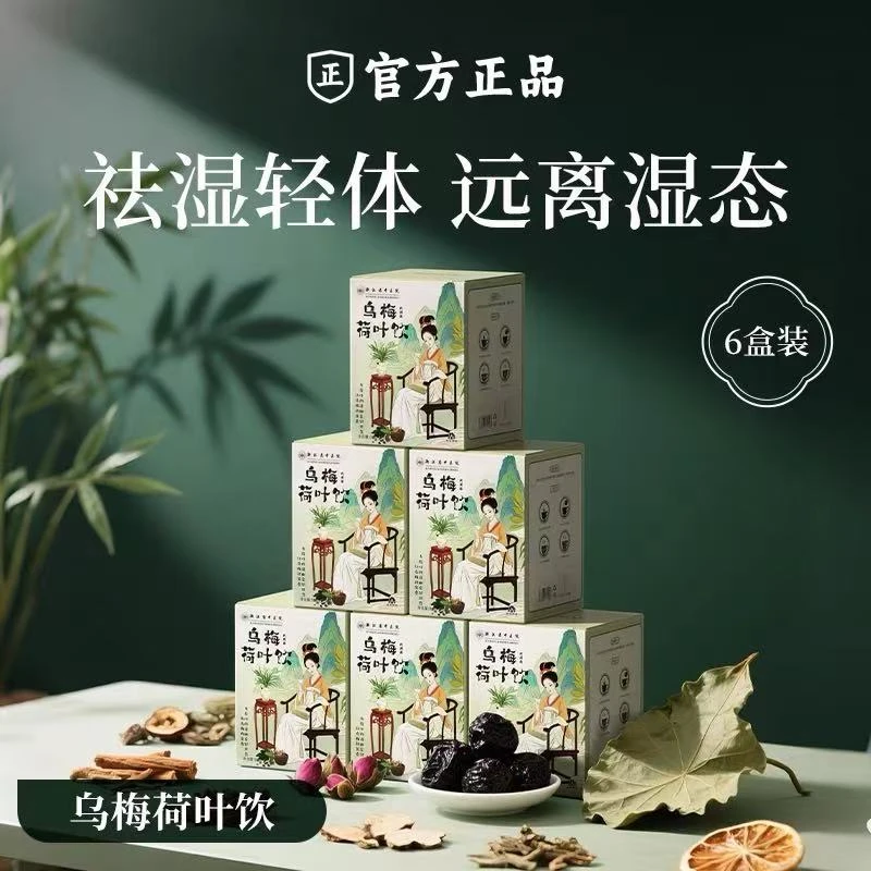乌梅汤2.0酸梅汤乌梅荷叶饮升级茶包企业正品6盒浙江省中医院配方