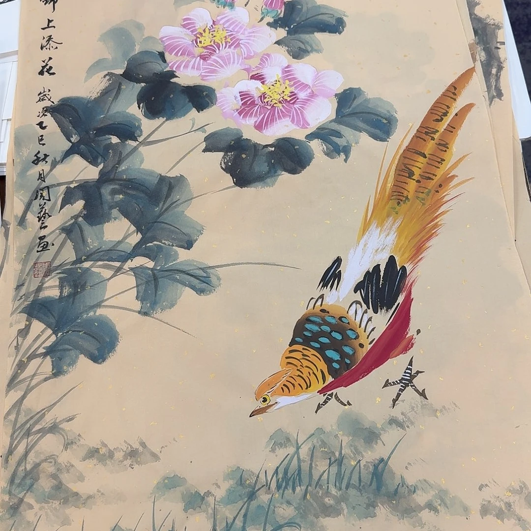 国画国画作品花鸟