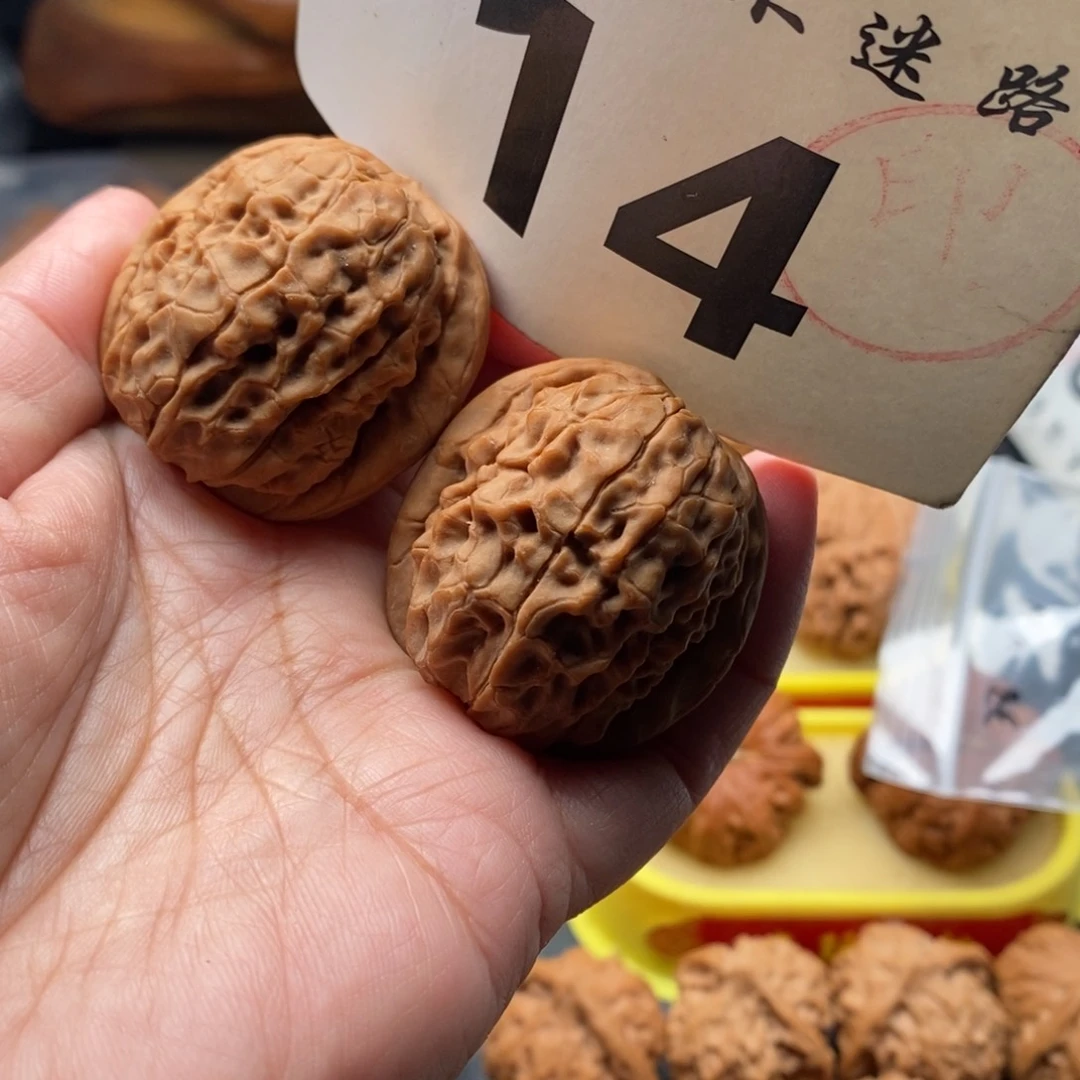 把件文玩核桃38甲骨文