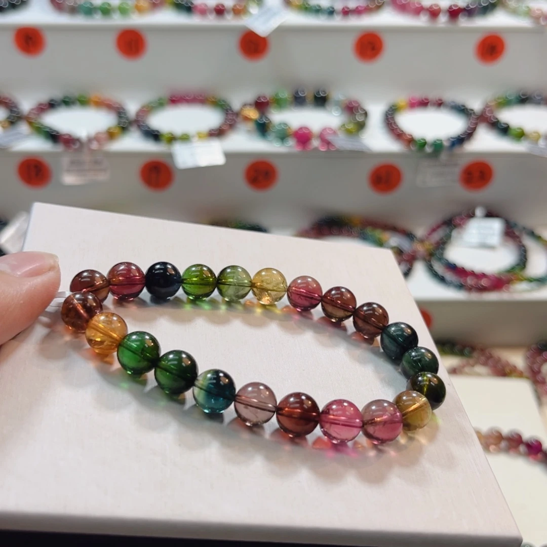 微***颜手链未镶嵌碧玺碧玺