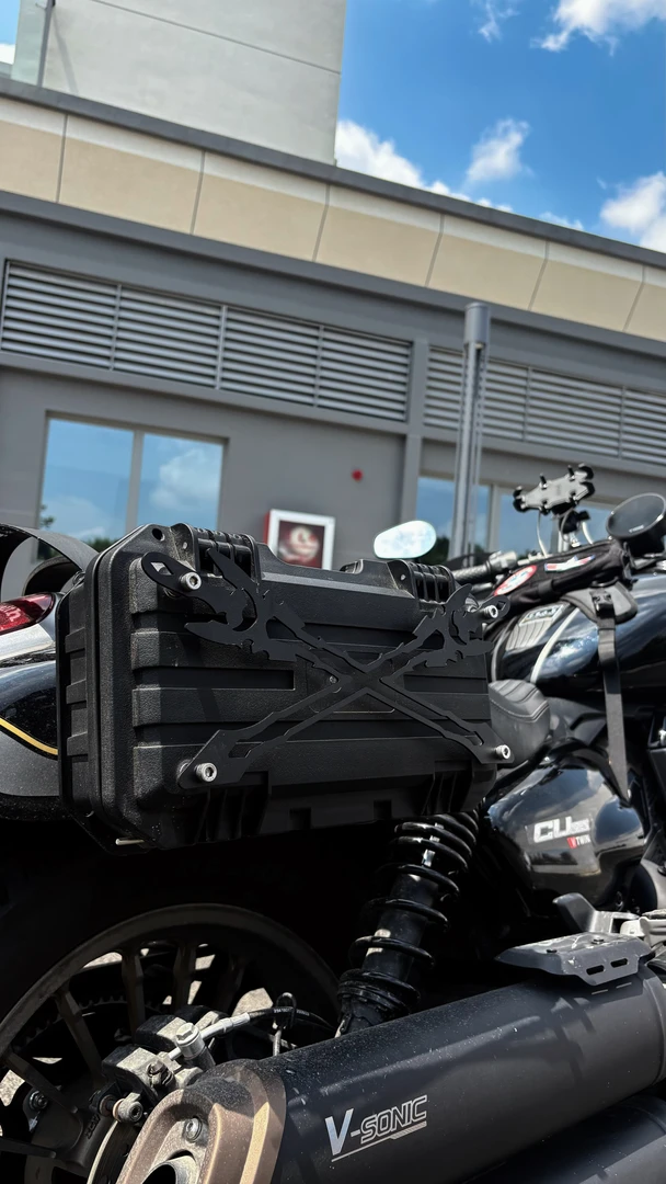 巡航机车挂载边箱-双剑边箱-CU625-CU525-黑旗500-灰石250-钱江