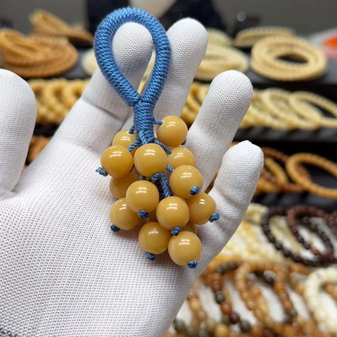 菩提根/象牙果手串卡13 珑珠 10年 鬼工