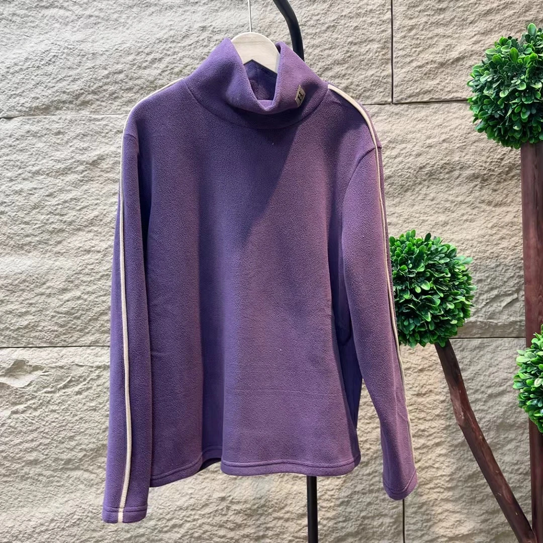 8366新款秋冬加绒休闲百搭显瘦半高领卫衣