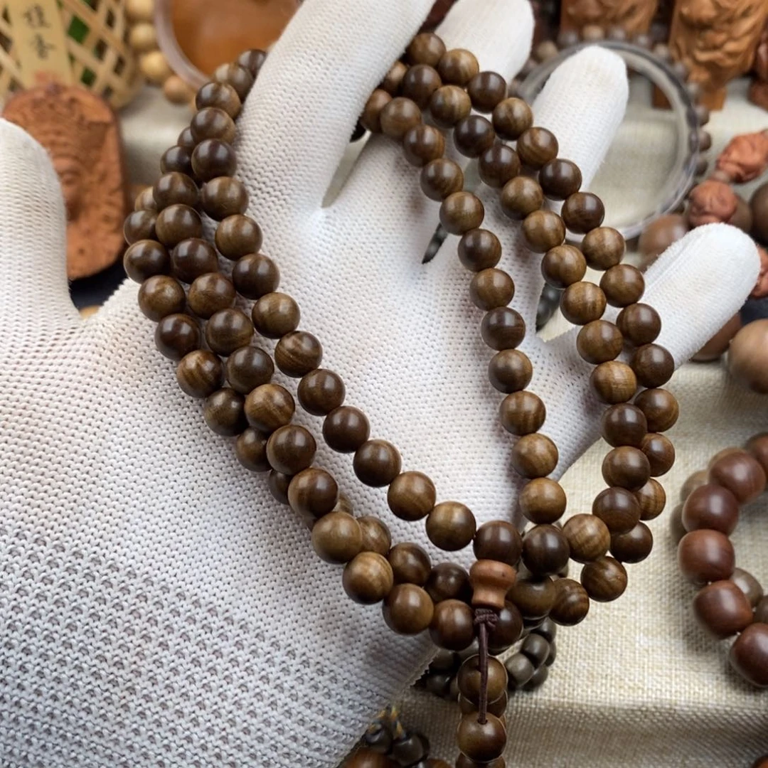 檀香木手串/手链迈索尔，老山檀香，奶香08