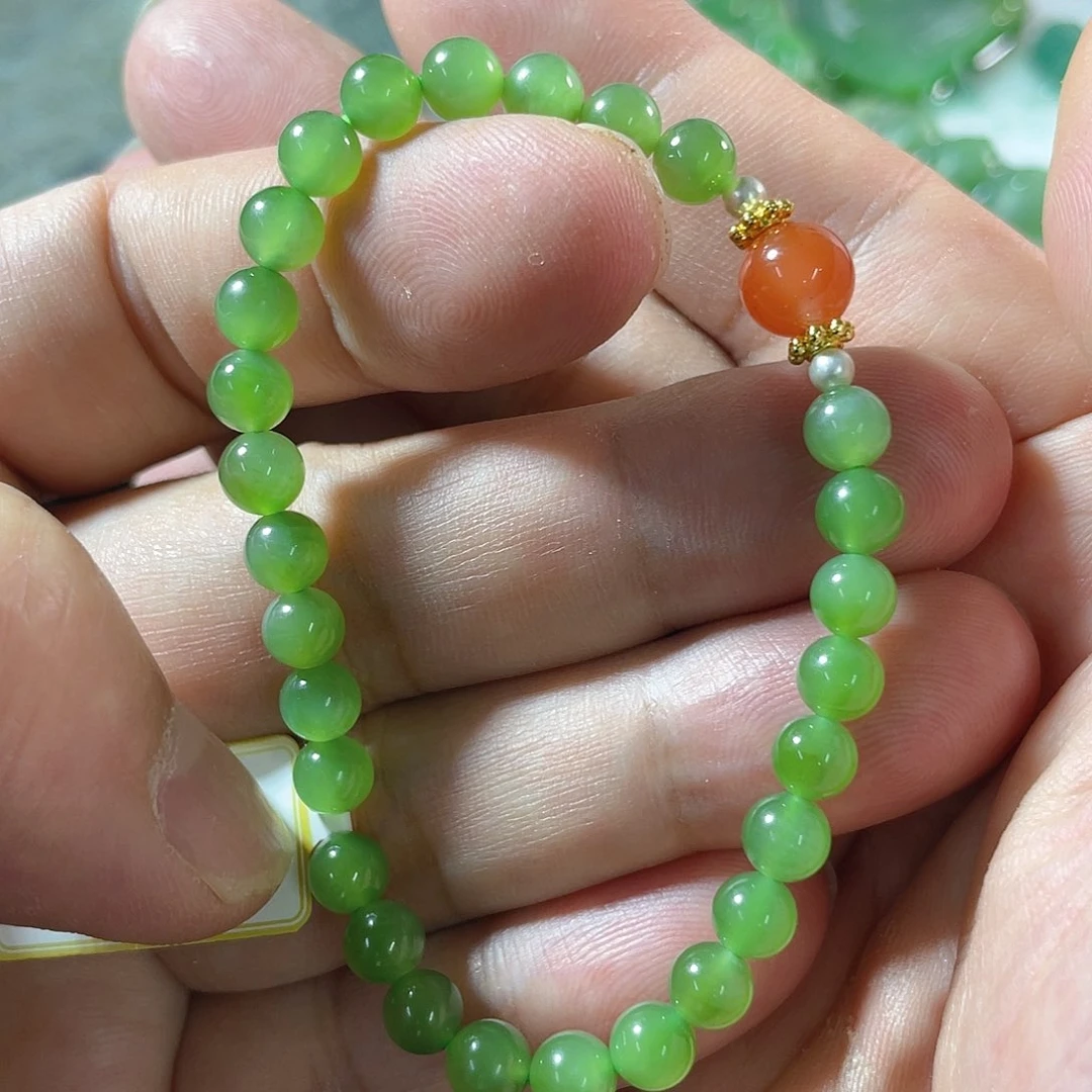 未镶嵌手链和田玉（碧玉）