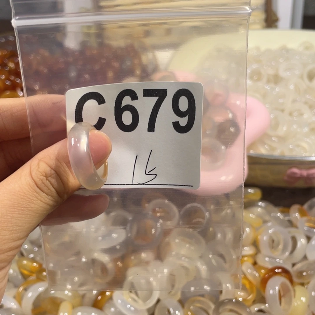 未镶嵌戒指玛瑙/玉髓679