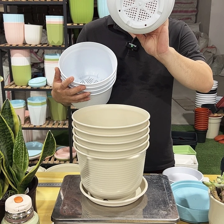 矮陶口21高16米色5个带托