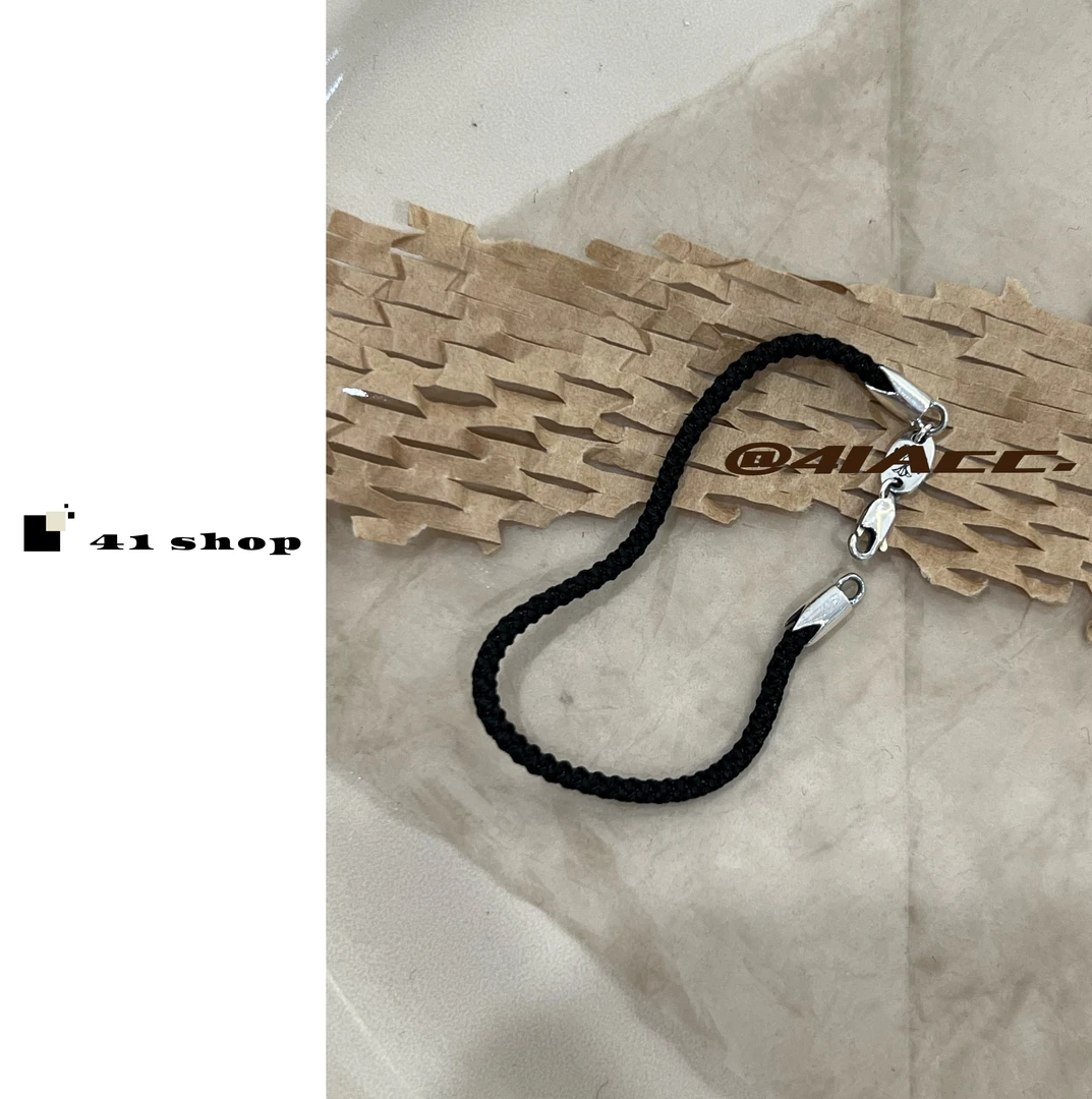 铜合金布艺手链 A243克克经典麻花素款手链手绳