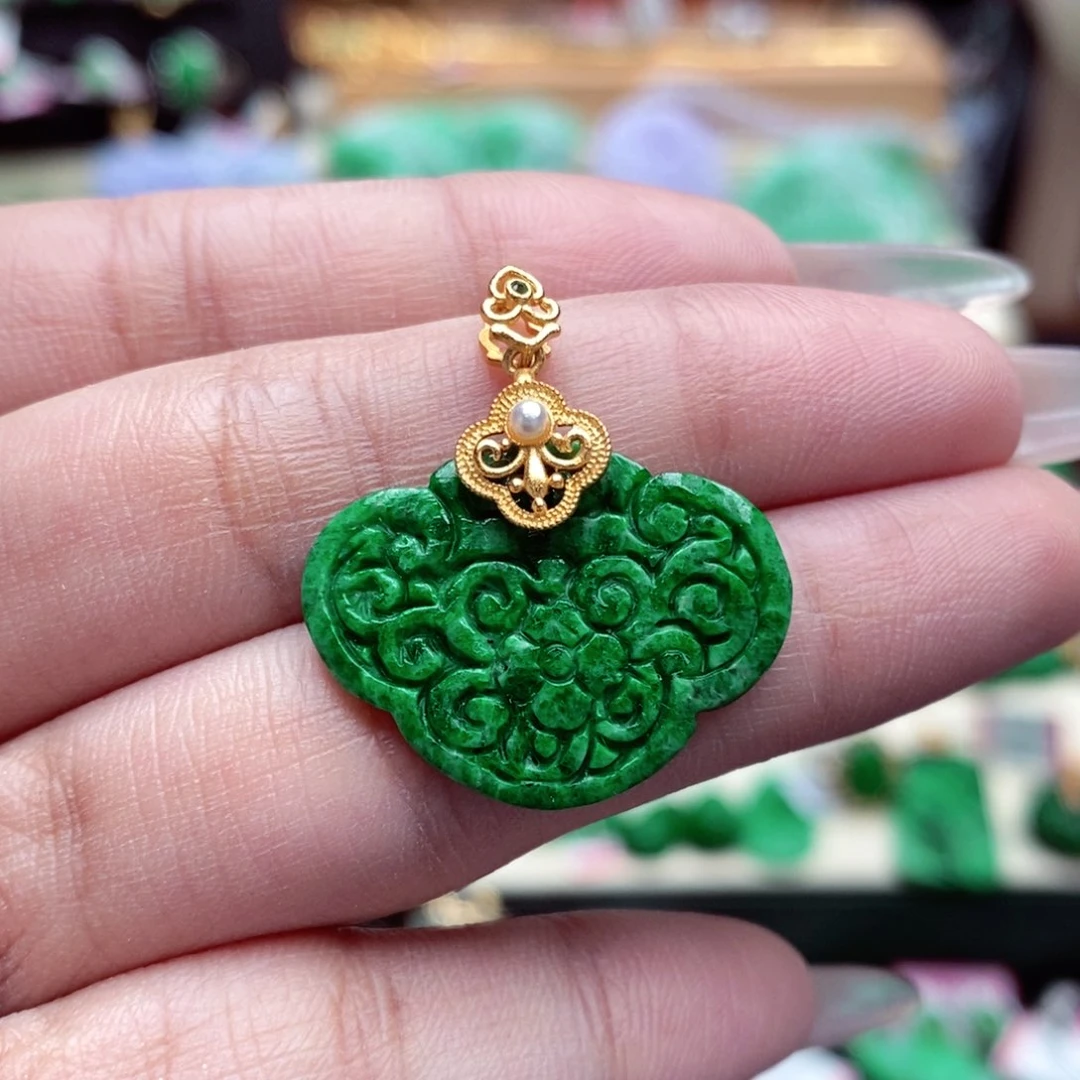 颈饰未镶嵌翡翠翡翠吊坠