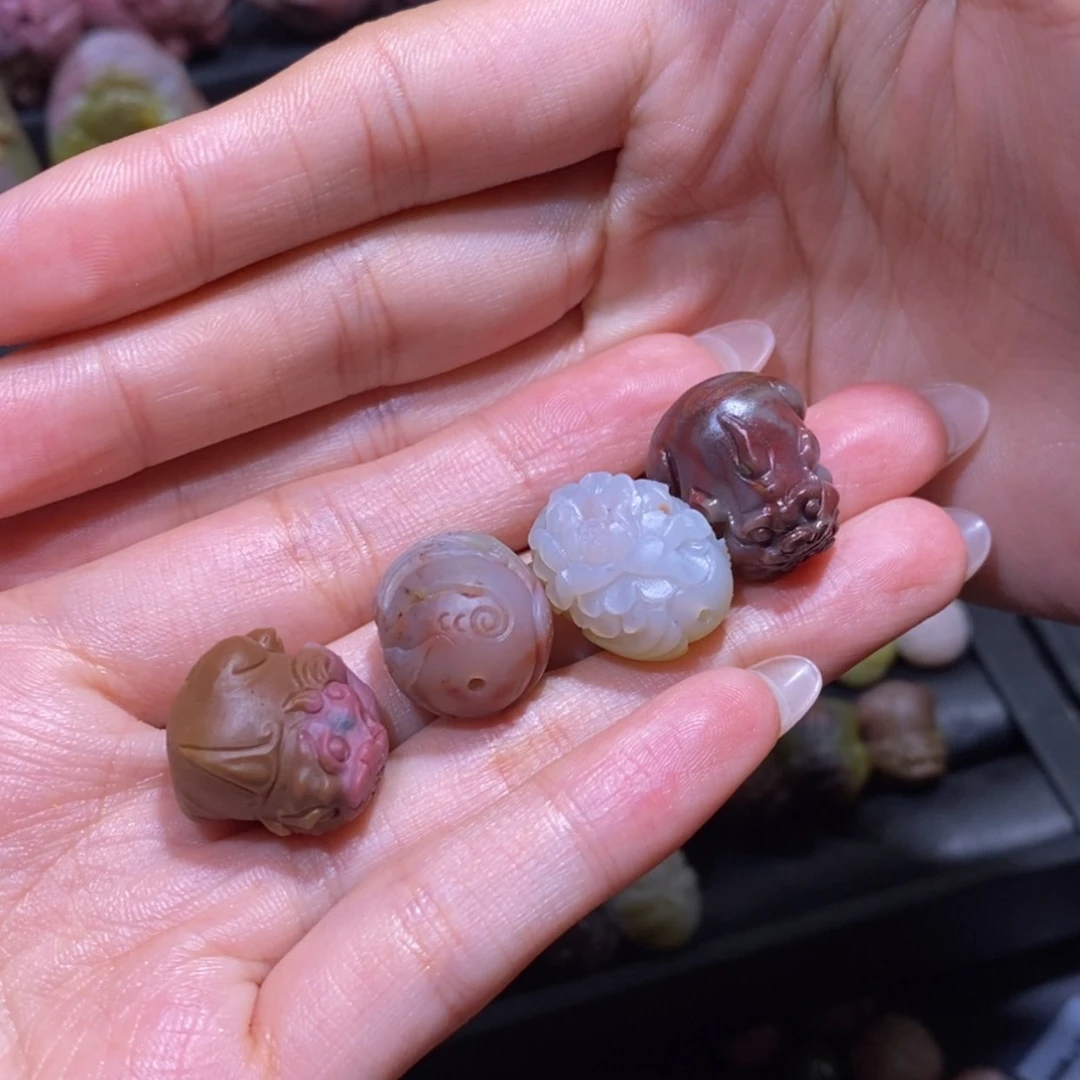 【闪购商品】玛瑙/玉髓手串未镶嵌柠*水盐源玛瑙