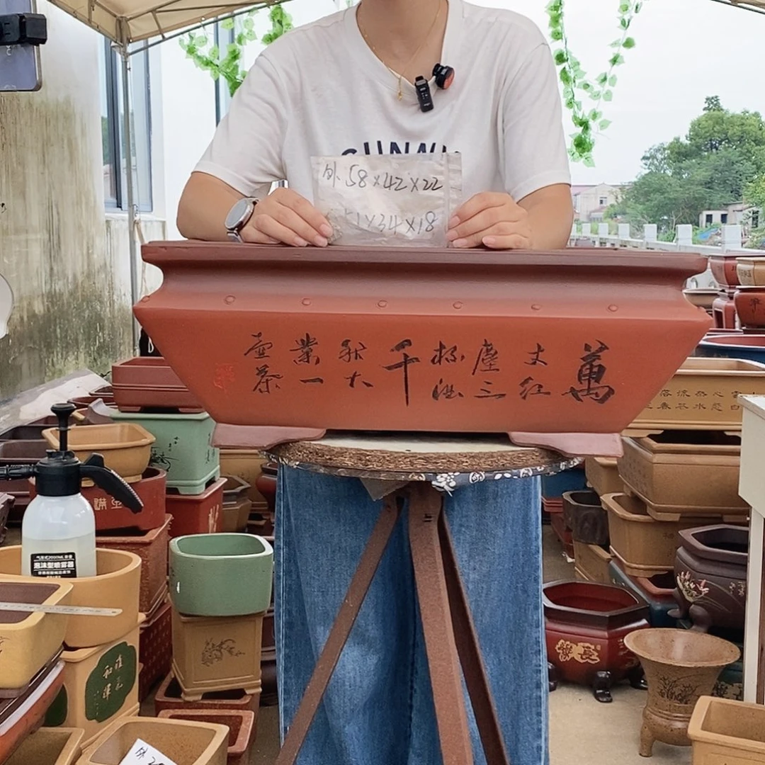 紫砂花盆紫砂花盆