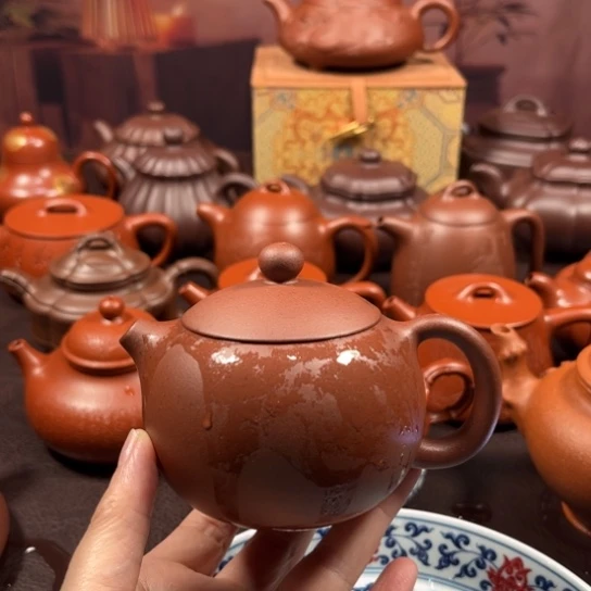 茶壶紫砂用****5原矿紫泥210毫升