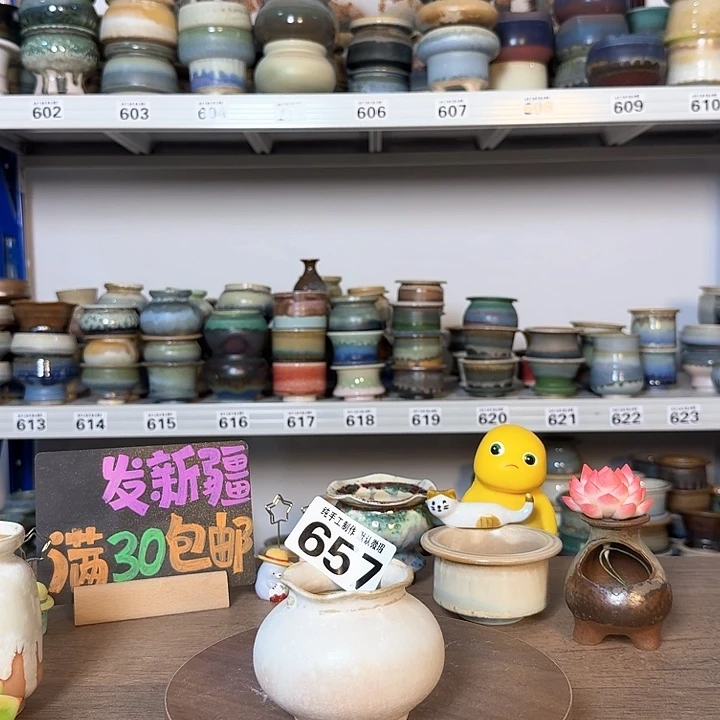 景德镇手工陶瓷盆 口5