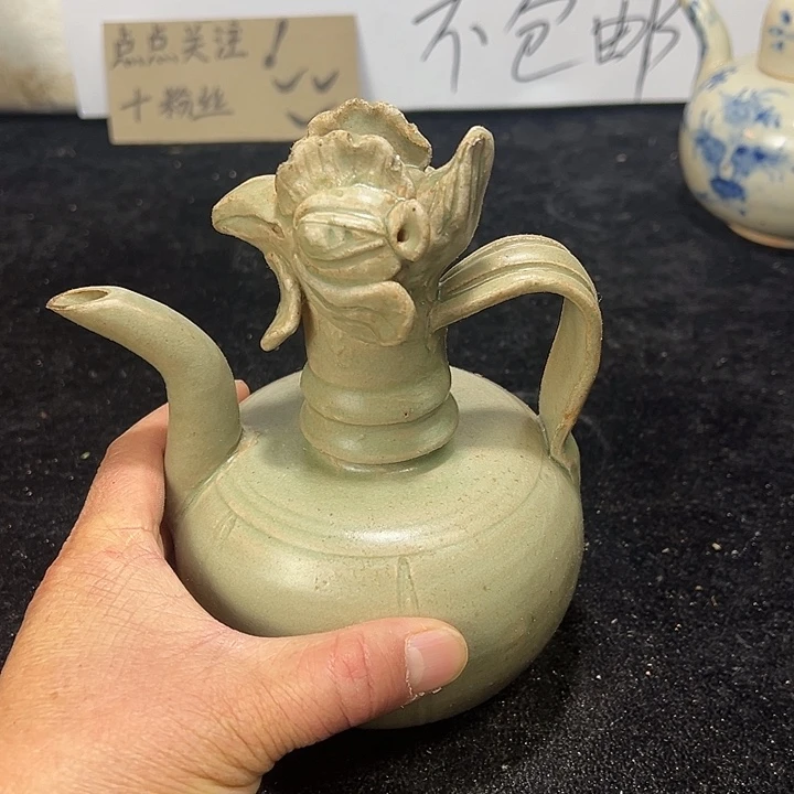其他陶越窑凤首壶