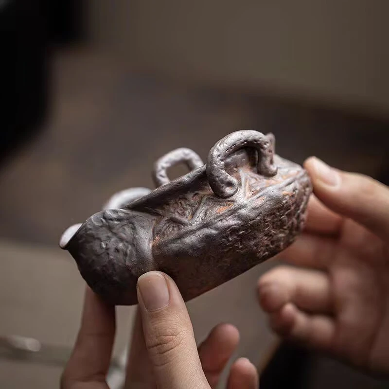 茶壶复古创意陶瓷粗陶