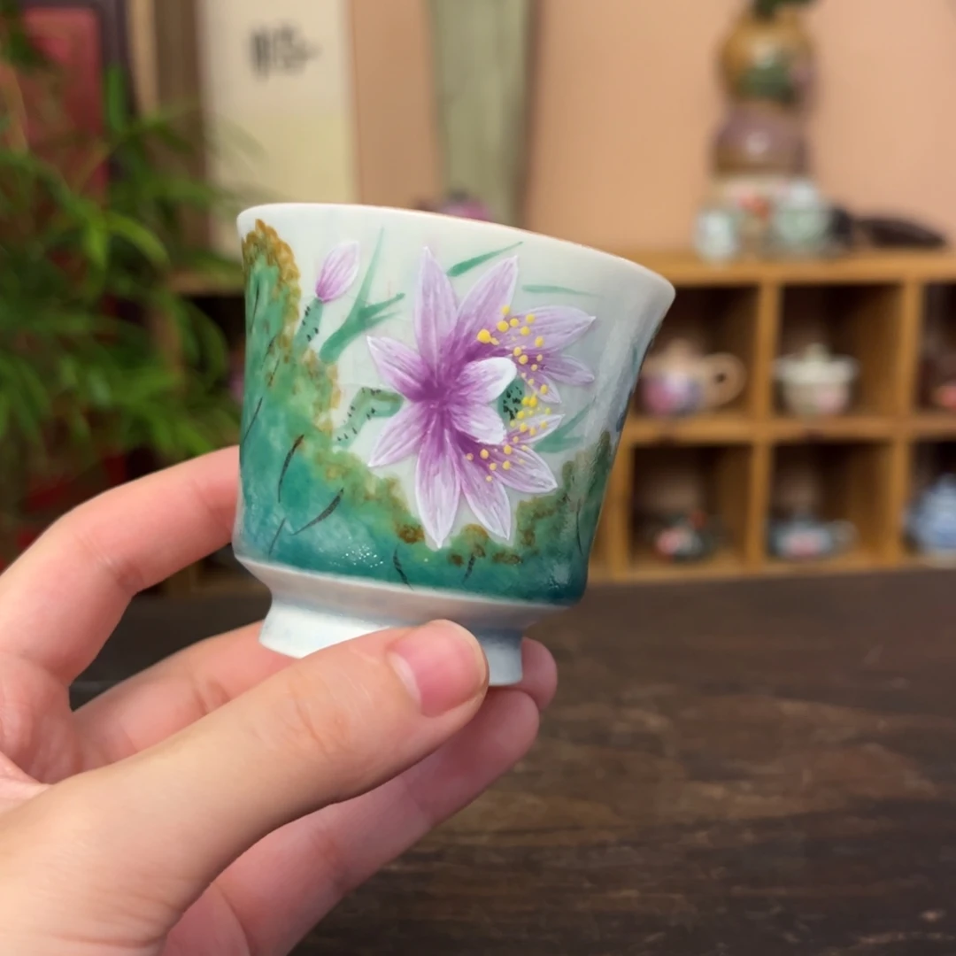 柴烧纯手工手绘陶瓷
