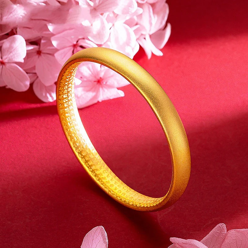 【新年福利】精美复古磨砂素面心经手镯A1