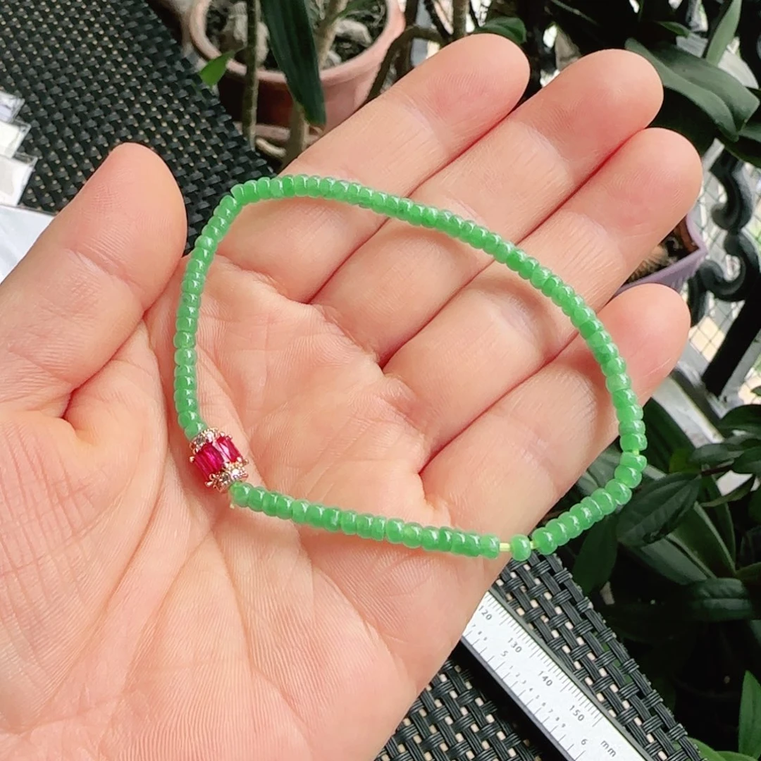 翡翠未镶嵌手链翡翠手串