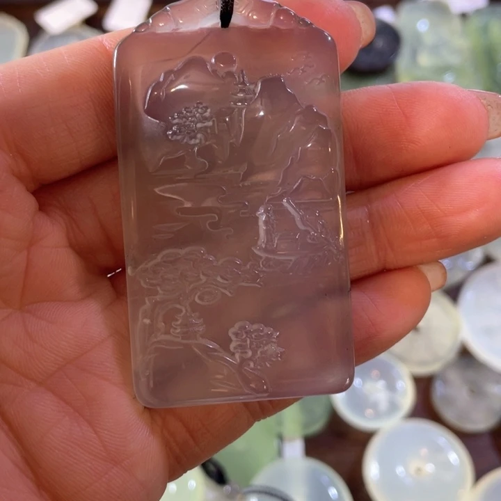 蛇纹石玉挂件未镶嵌昌***8