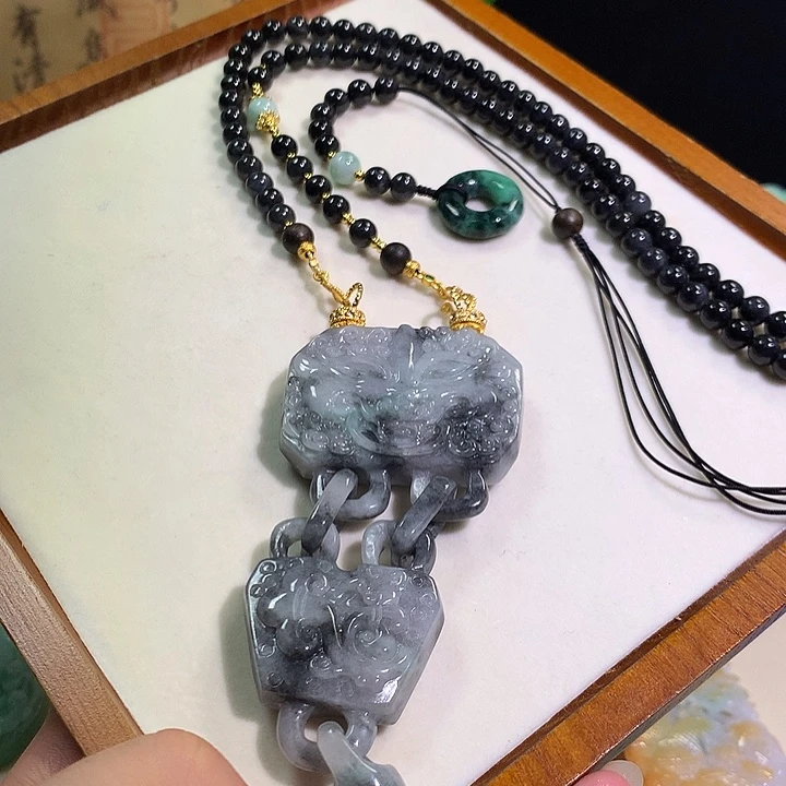 颈饰未镶嵌翡翠翡翠吊坠