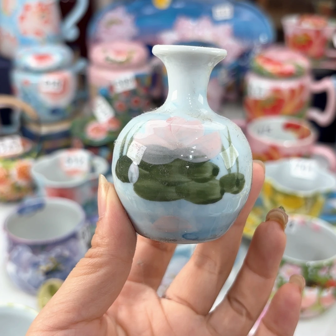 景德镇手绘高温釉下彩陶瓷茶具