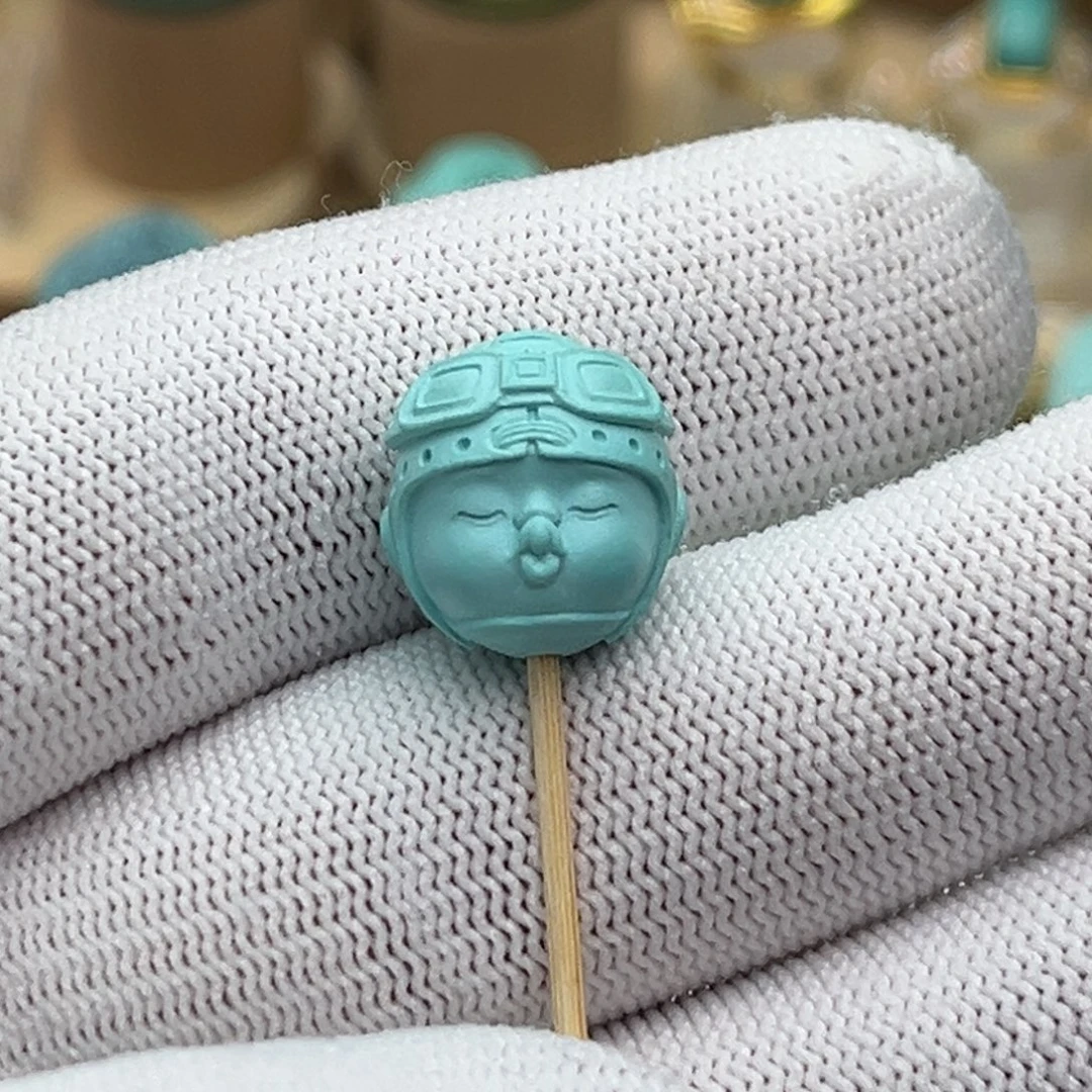 18K金镶嵌绿松石珠宝奇石