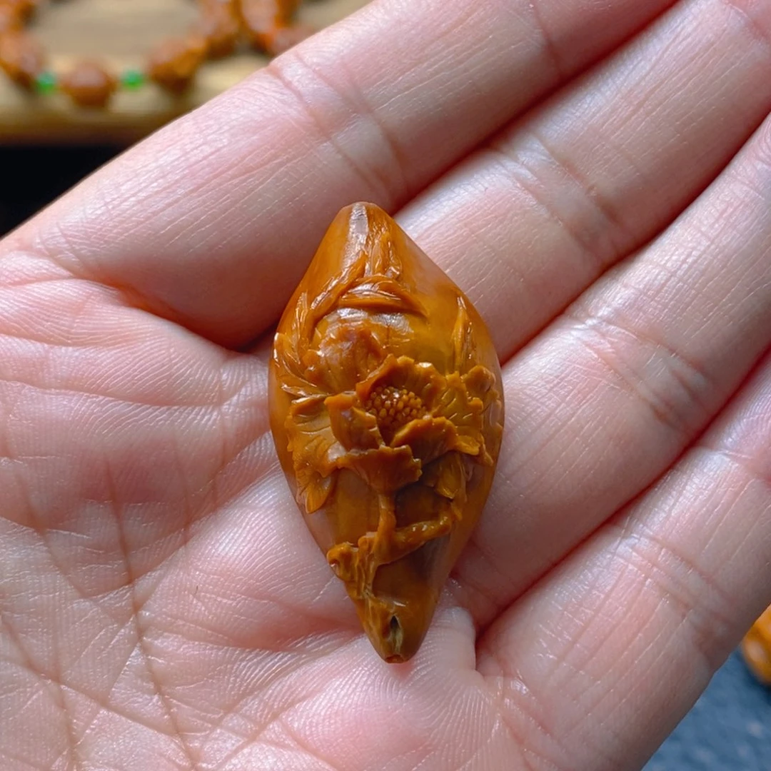 手串/手链橄榄核许静健2.1牡丹，花开富贵