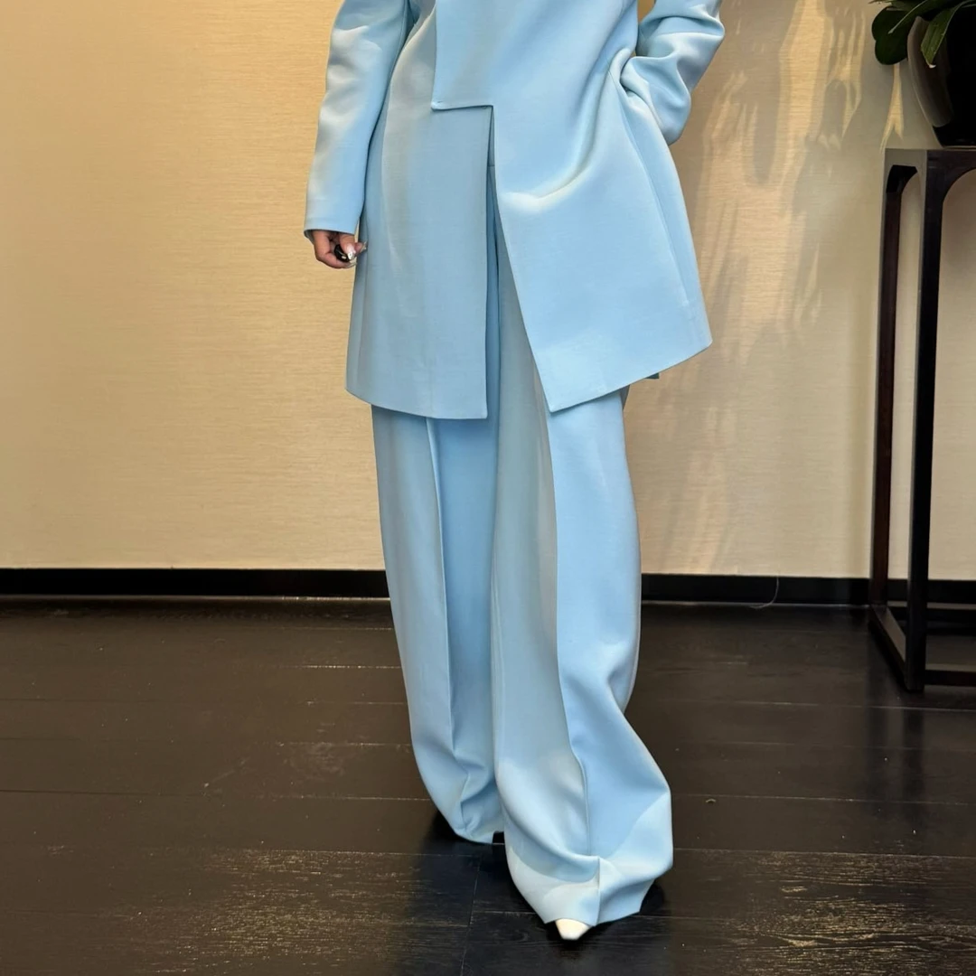 【顾文婷推荐】玉琼国风25 叶童春晚同款裤子 J25A1108