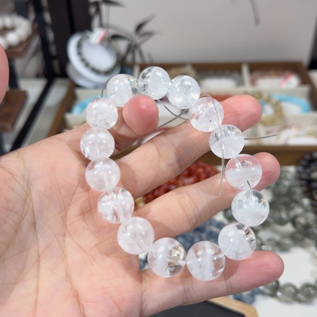 未镶嵌手串水晶SJ-喜马拉雅白幽灵