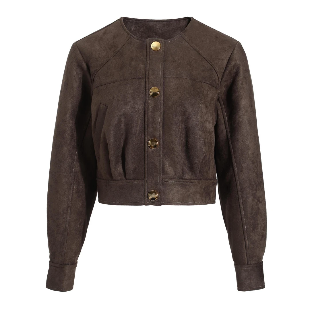 宋坤鸿 CERTAIN FA 复古气质美拉德显瘦外套 MEJ2309-WT47