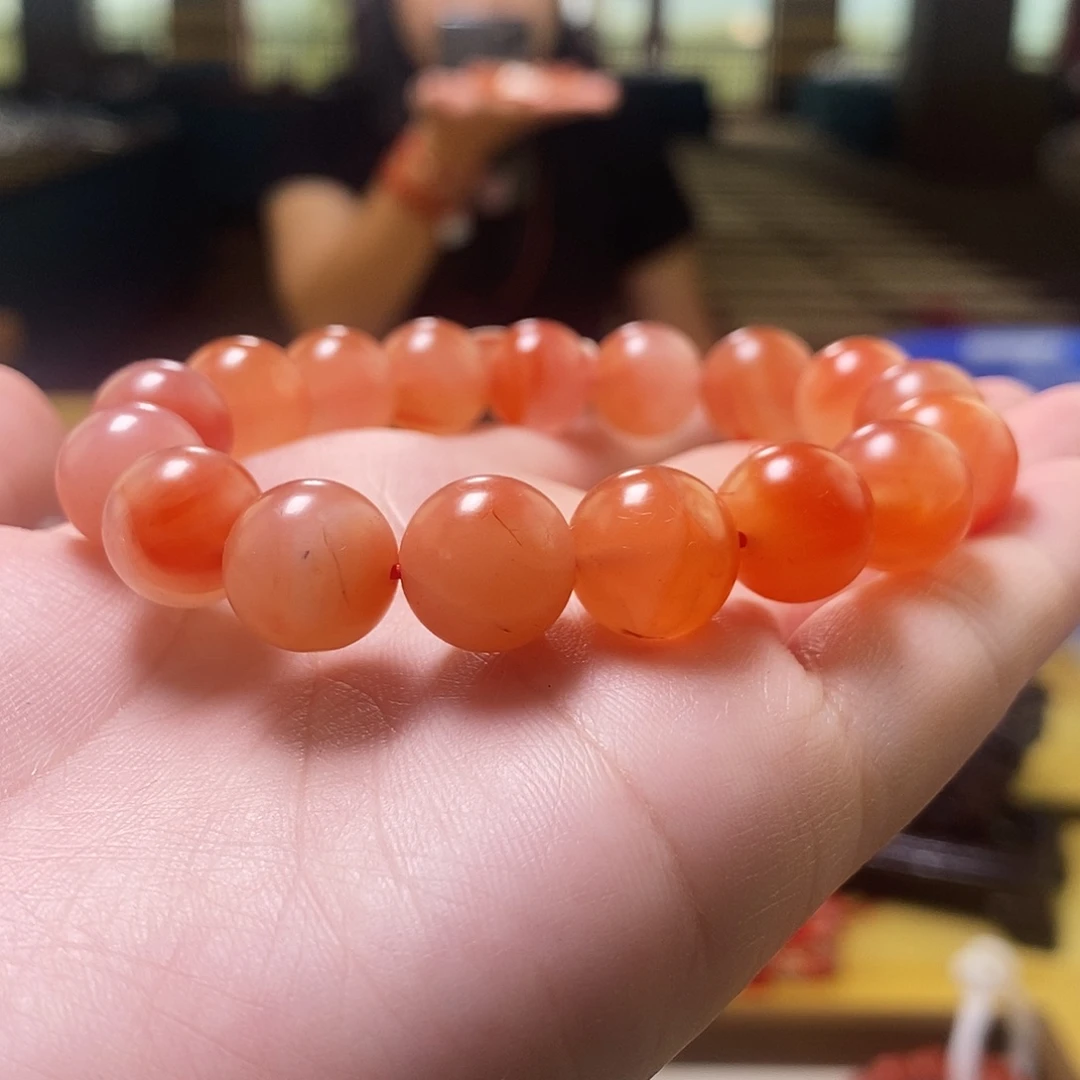 南红玛瑙合金手链23