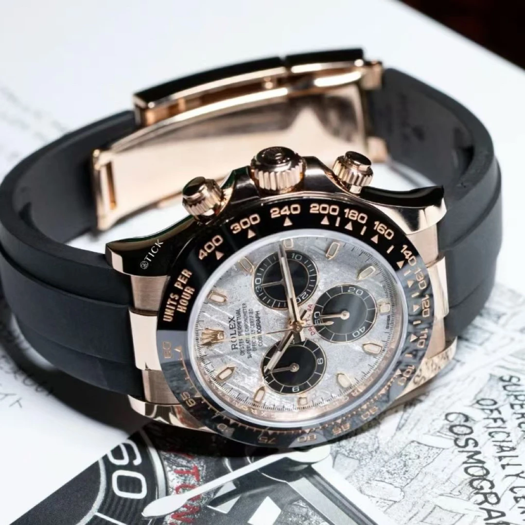 99新 Rolex/劳力士 116515-0055玫瑰金陨石迪 22年贴膜双吊牌