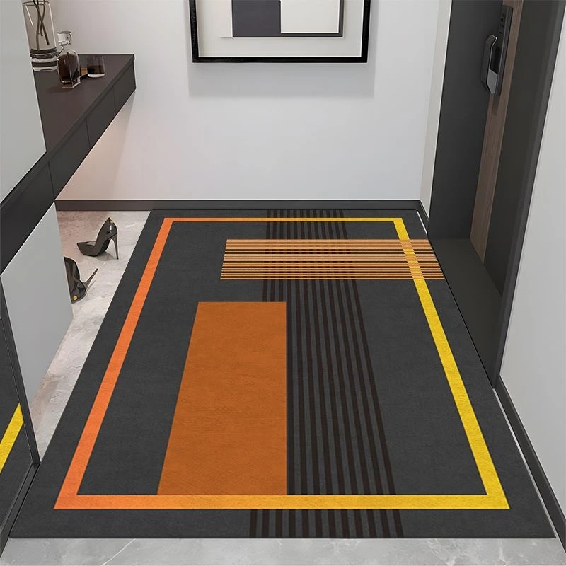 硅藻泥吸水防滑垫地垫家用入户门玄关大尺寸满铺耐脏进门门口脚垫