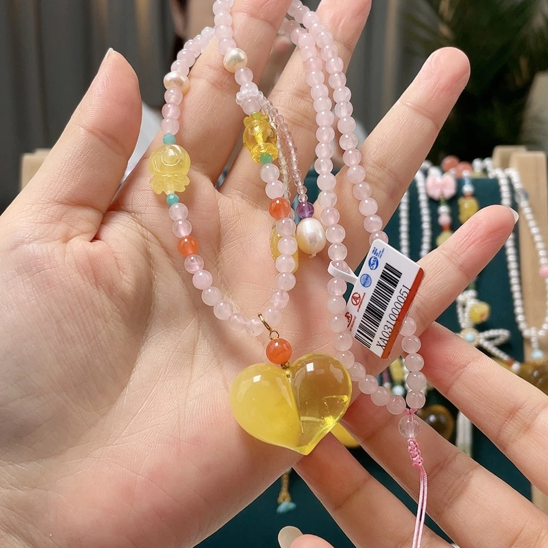 未镶嵌琥珀裸石琥珀吊坠