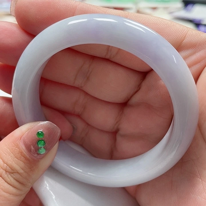 翡翠手镯未镶嵌缅甸翡翠手镯56圈