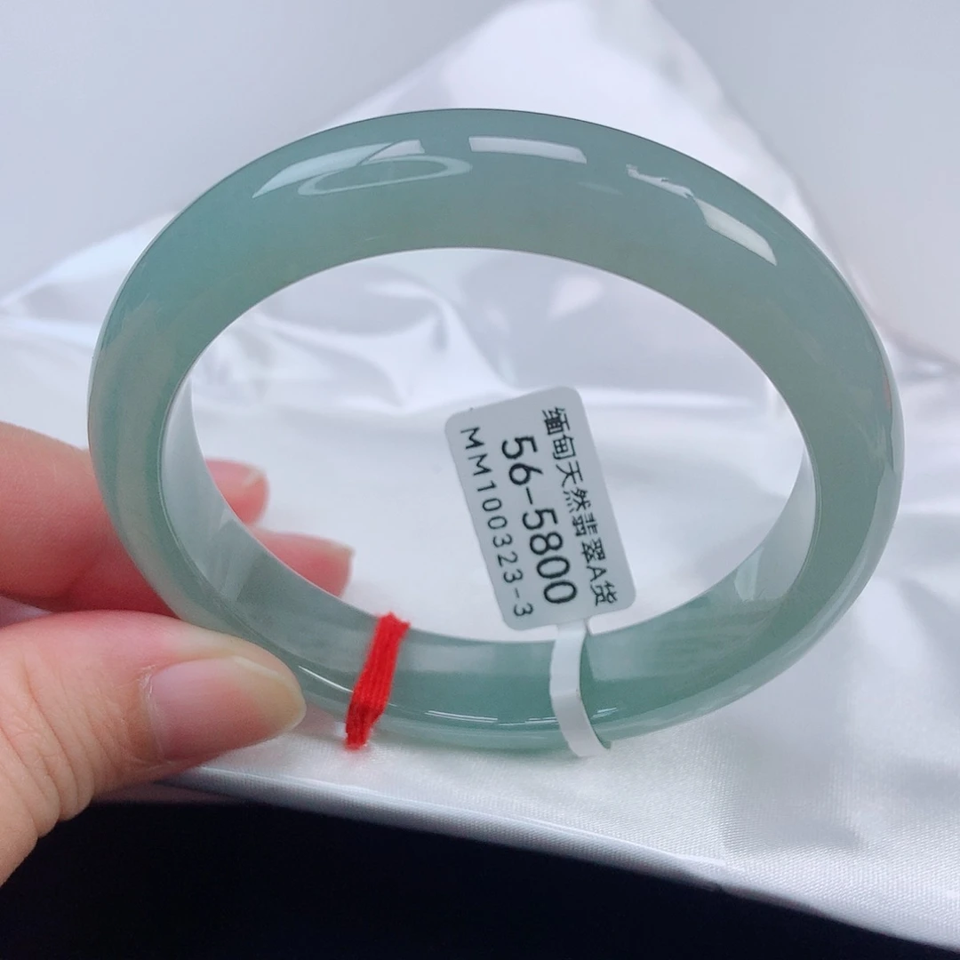 未镶嵌手镯翡翠56正圈