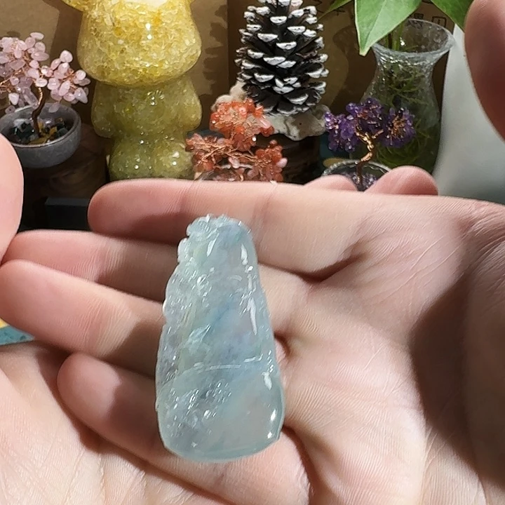 翡翠未镶嵌颈饰翡翠挂件