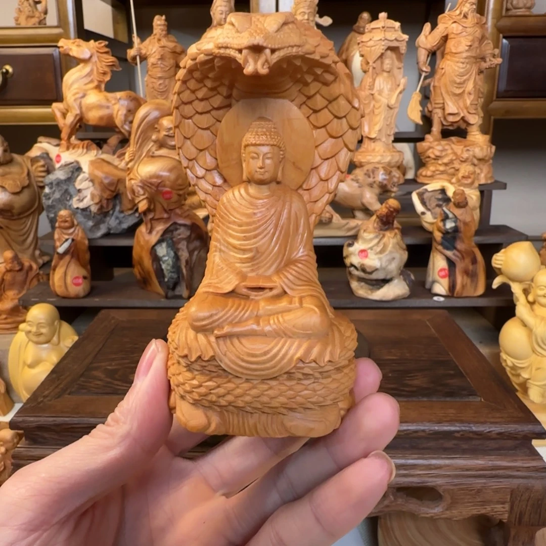 崖柏小木匠艺雕一物一拍