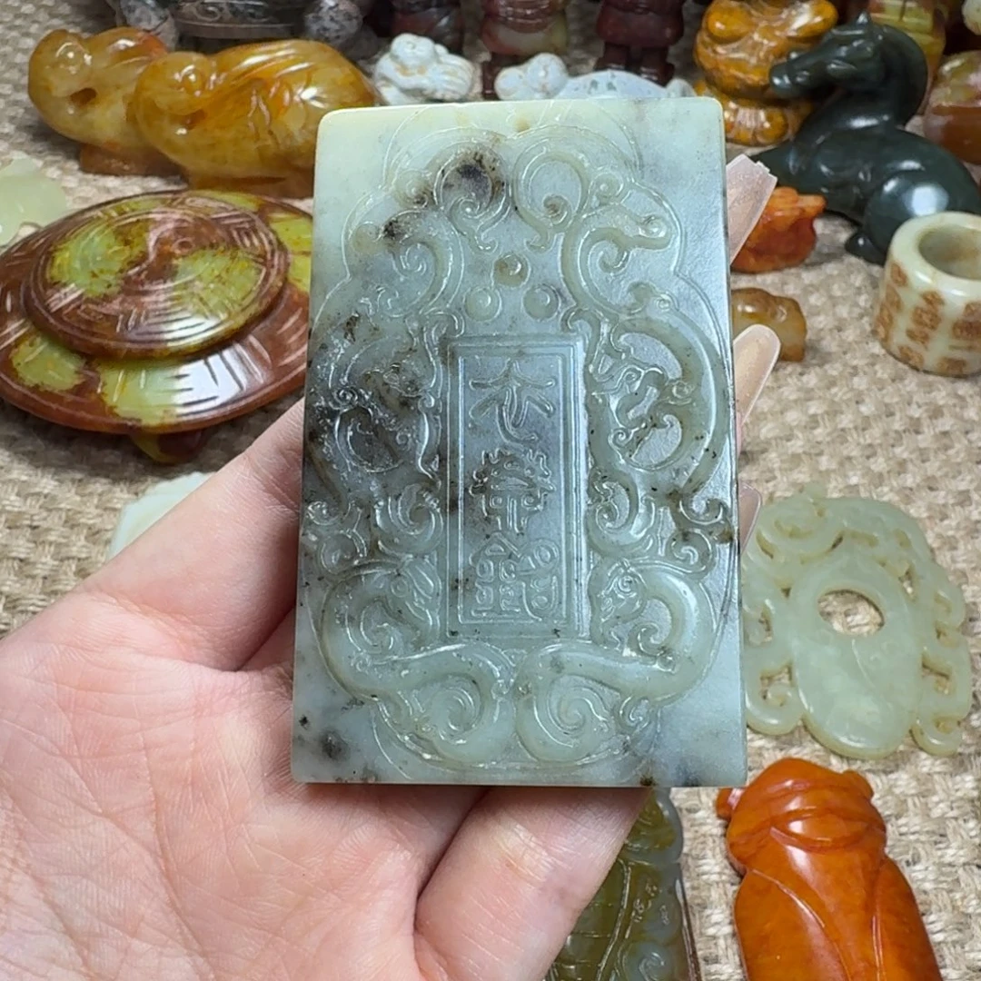 白玉菩提吊坠挂件